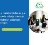 La cantidad de horas que puede trabajar mientras recibe un seguro de empleo