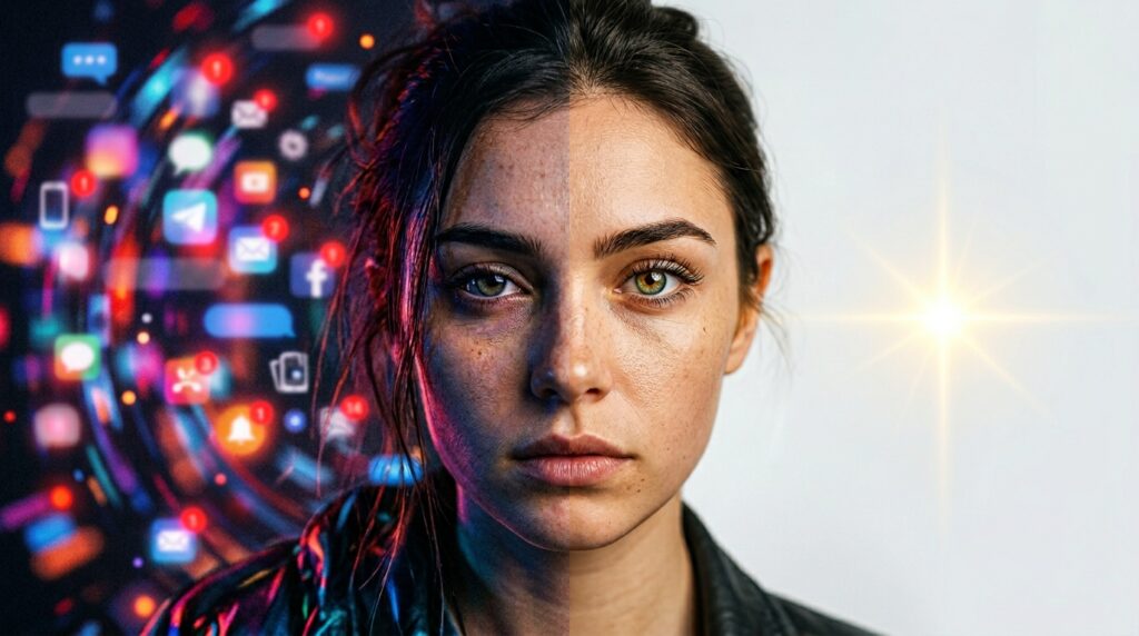 Fragmentación mental vs enfoque pomodoro